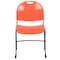 Flash Furniture Orange Plastic Stack Chair, PK5 5-RUT-188-OR-GG - alternate 3